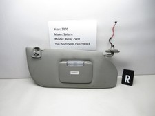 2005-2007 Saturn Relay Passenger Side Sunvisor Sun Visor 15116373 Oem 2005-2007 Saturn Relay Passenger Side Sunvisor Sun Visor 15116373 Oem