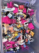 Mini Brands Lot- 200+ Pieces From Many Different Series, Bookshelves, And Doorab