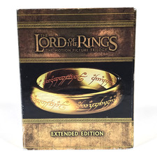 THE LORD OF THE RINGS TRILOGY EXTENDED EDITION BLU RAY / DVD 15 DISC BOX SET