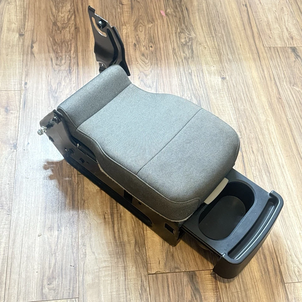 Asiento de salto de consola central Ford F150 F-150 09-14 con ropa de piedra de almacenamiento OEM Foto 2 de 4
