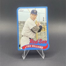 2014 Topps 1989 Die-Cut Mini Ted Williams TM-21 Red Sox Baseball Card
