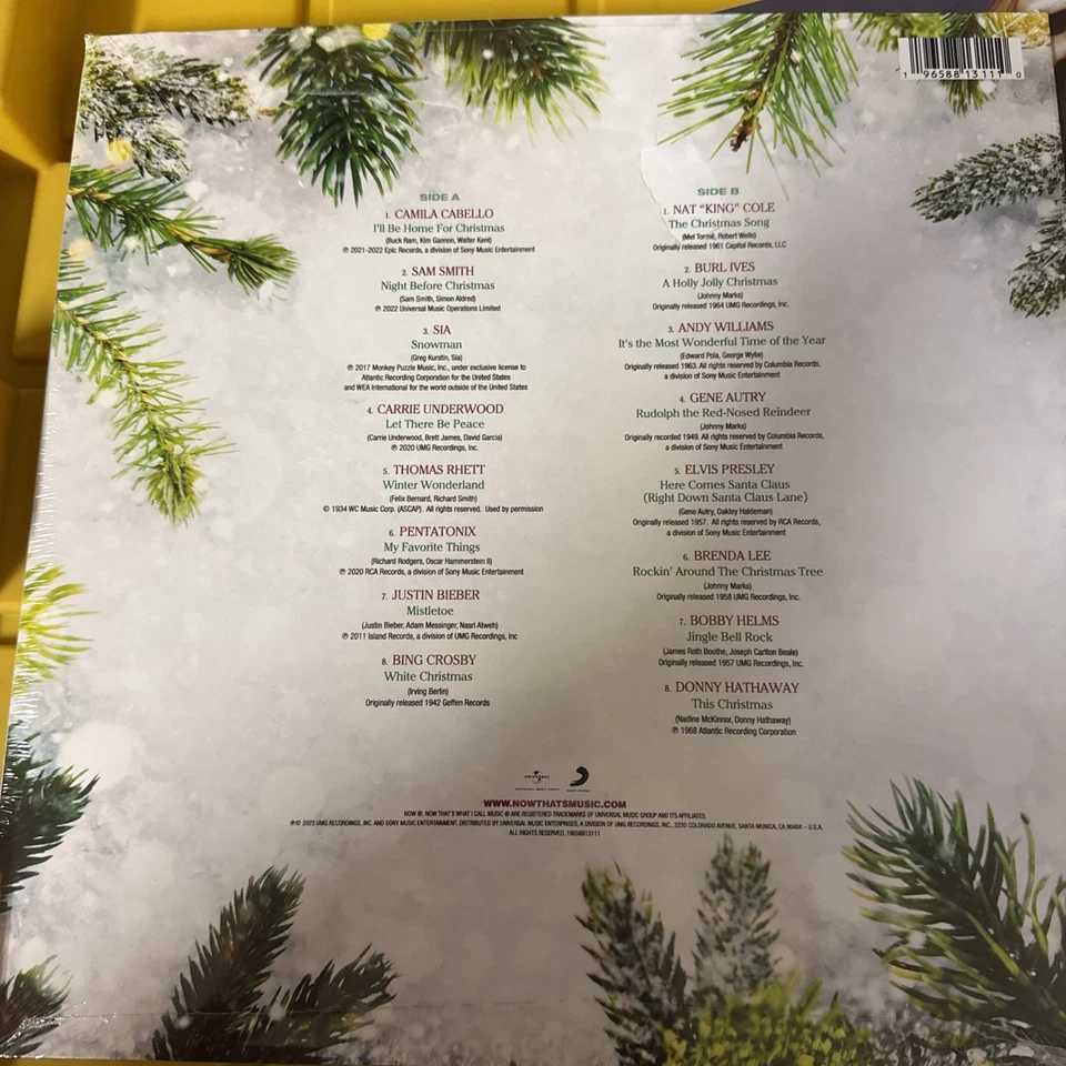 NOW That's What I Call A Most Wonderful Christmas [Exclusive Green Vinyl LP] - Image 3 of 3