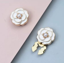 BUTTON COVERS  SHIRTS Cufflinks Faux Pearl Go...