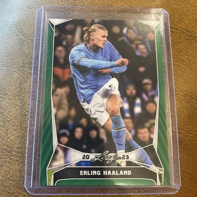 2023 Leaf Erling Haaland Green Border Parallel