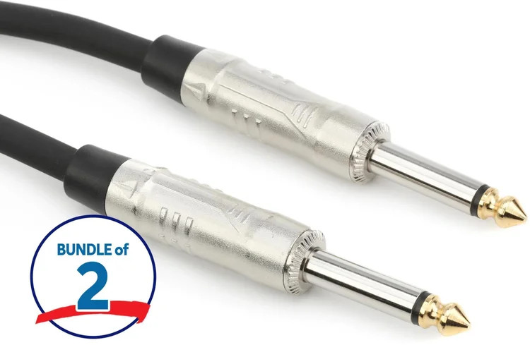 Gator Cableworks Backline Series 14-inch TS Speaker Cable - 10 foot 2-pack 6890₽