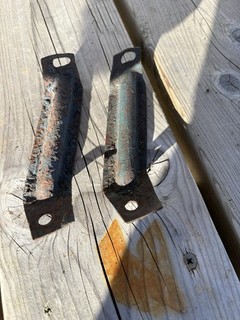 Fordson Super Dexta Radiator To Nose Cone Support Brackets
