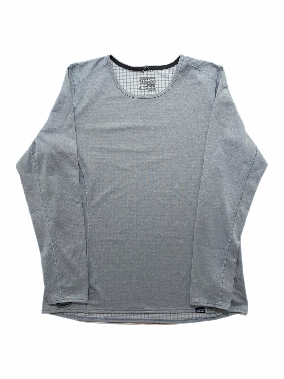 Patagonia Capilene Baselayer Shirt Mens XL Gray Midweight Long Sleeve STY44435