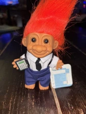 ACCOUNTANT / CPA WITH HANG TAG - 5" Russ Troll Doll- VERY RARE