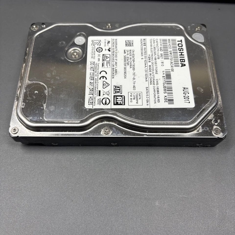 Toshiba DT01ACA100 1TB 3.5" SATA III HDD - Image 4 of 4