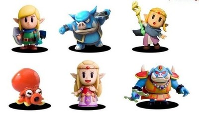 6pcs/set Cute Link Zelda 7cm PVC Action Figure Toy Set