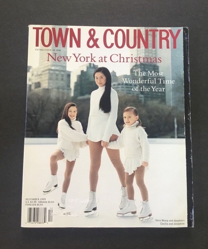 Town & Country Magazine December 1999 Featuring Vera Wang