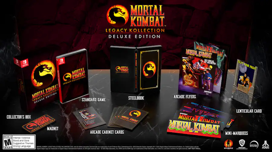 Mortal Kombat Legacy Kollection Deluxe Ed - Nintendo Switch NEW