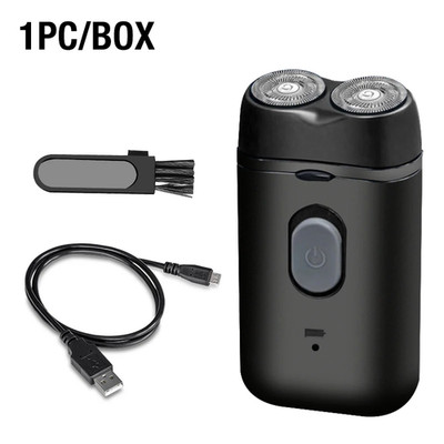 Men'S Electric Portable Shaver, Double Headed Shaver, Multi Functional USB Charg