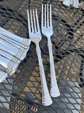 2 Cambridge CODIE Stainless Glossy Flatware Dinner Forks 7 1/2" 5 sets avail