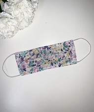 Pastel Floral Face Mask With Nose Wire