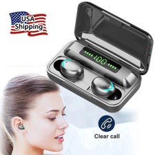 Wireless Bluetooth Earphones Stereo Music Earbuds Earpieces Noise Cancellation