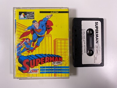 Superman The Game - Kassette - BBC Electron - GC - komplett - Vintage - gebraucht