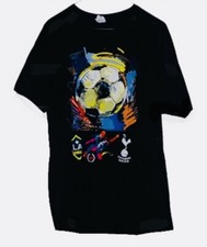 LA Galaxy vs Tottenham Hotspur Soccer T-Shirt Men’s Size Large Black Excellent