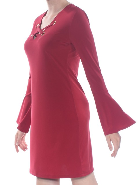 michael kors maroon dress