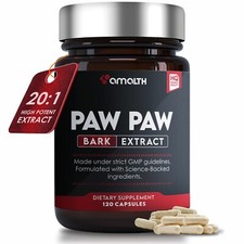 Paw Paw Bark 20:1 Extract  120 Capsules