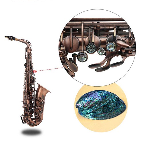 SLADE Vintage Alto Saxophone Red Bronze Eb Sax with Mouthpiece Carry Case K4V3 - Picture 5 of 12