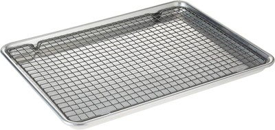 Nordic Ware - 43172AMZM Half Sheet with Grid, Natural 