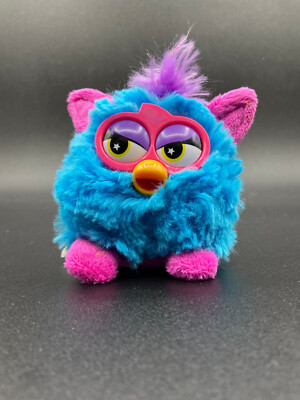 Furby Rose Et Bleu – Modèle 2013 – Hasbro – Quasi Neuf (détail D'usine Possible)