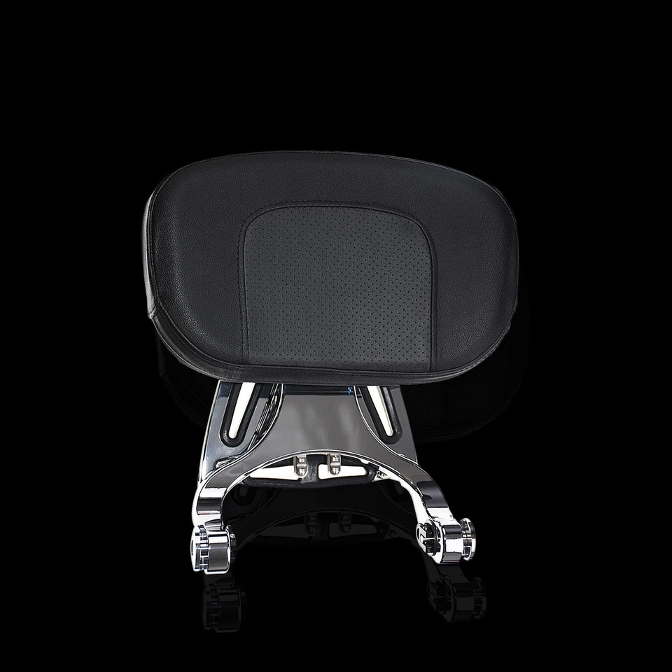 Adjustable Multi-Purpose Driver & Passenger Backrest Fit For Harley Dyna 06-17 - Image 3 of 4