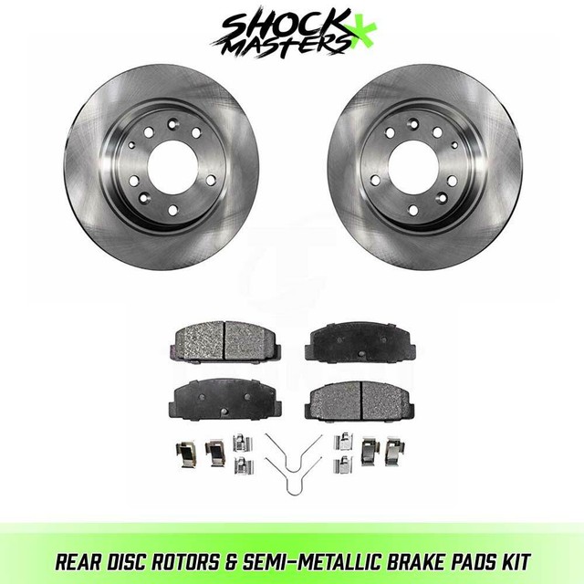Rear Disc Rotors & SemiMetallic Brake Pads for 20032005 Mazda 6 eBay