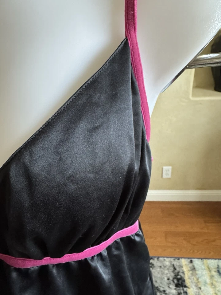 Conjunto de Pijama Chevron Missoni For Target Blanco Negro Rosa Cami Tank Talla M Foto 3 de 4