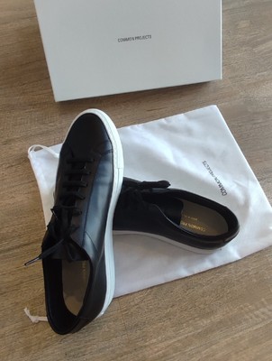 Common Projects Original 1658 Achilles Low White Sole Black EU 44 US 11