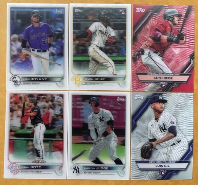 2022 Topps 3D Baseball Base/RC Class Motion Singles (You Pick)
