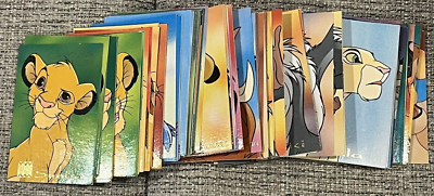 VINTAGE '95 THE LION KING DISNEY PANINI TRADING CARDS Complete Set