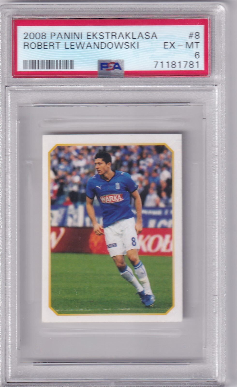 Robert Lewandowski 2008 Panini Ekstraklasa Lech Poznan Rookie