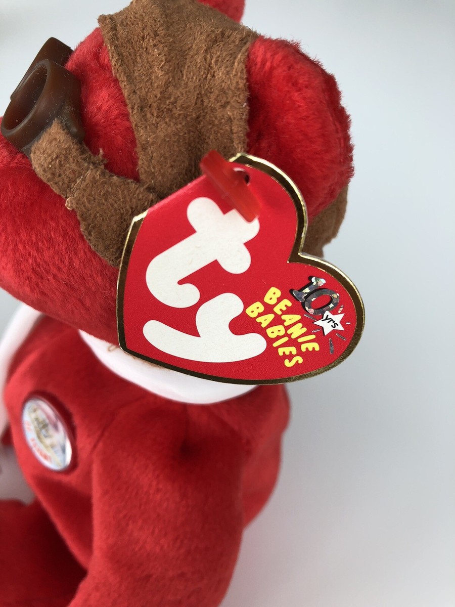 TY Beanie Babies Collection Bearon The Bear DOB December 17, 2003