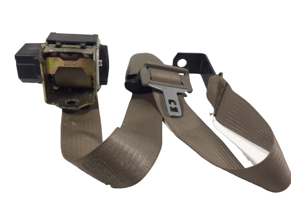 Pontiac Montana 2002-2004 cinturón de seguridad trasero derecho tercera fila lado pasajero bronceado OEM Foto 2 de 4