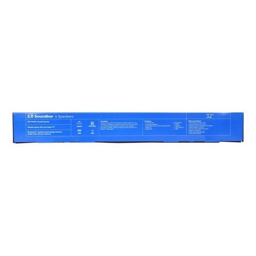 32" Soundbar W/ HDMI & Bluetooth Roku TV Ready 160W Peak Output 4-Speaker System - Picture 9 of 9