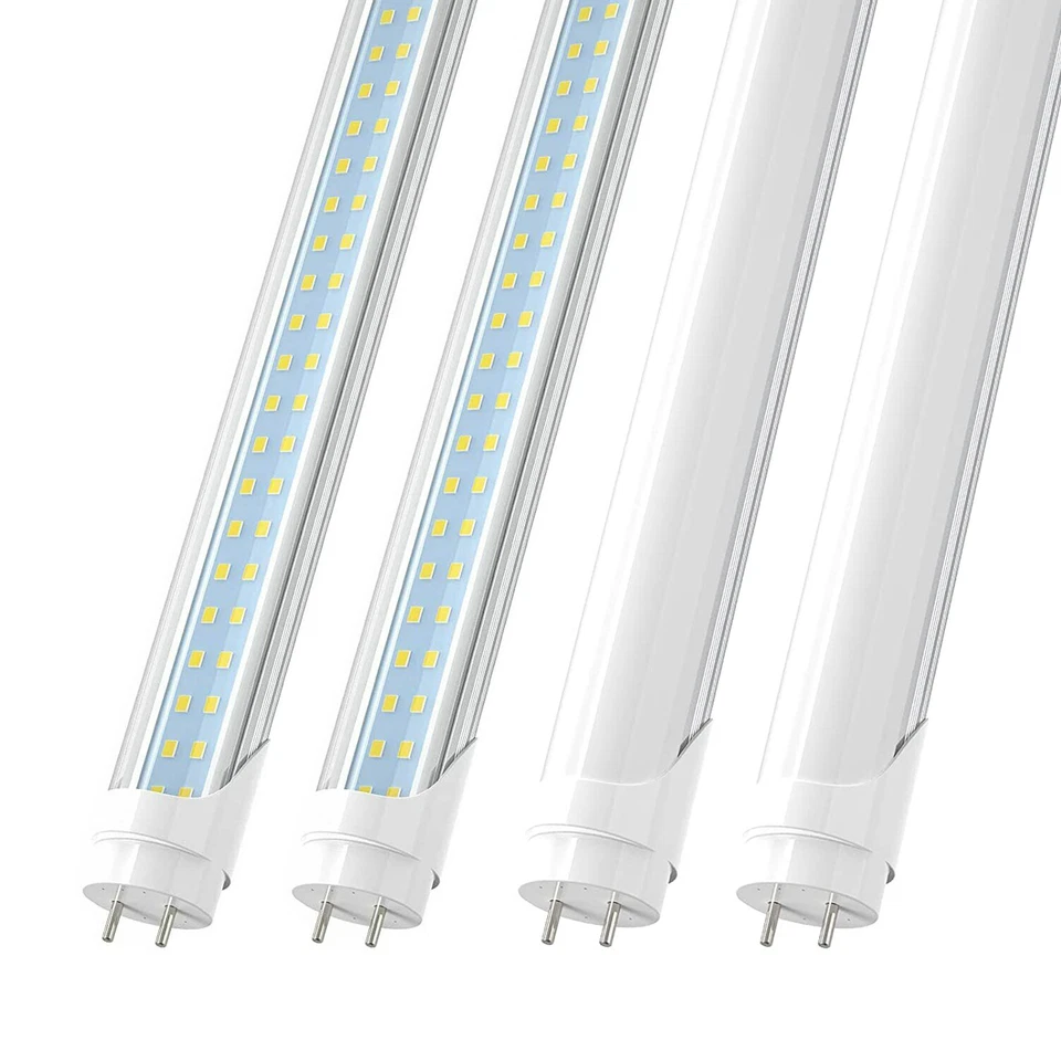 T8 4FT LED Tubo Bombillas G13 22W 28W Bi-Pin Garaje F32T8 4' LED Tienda Luces Foto 2 de 4