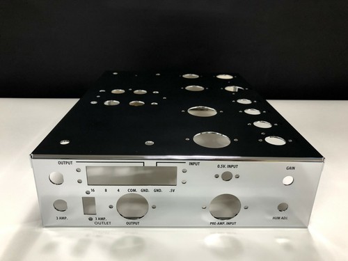 For McIntosh MC60 Type-C Amplifier Super Mirror Polished & Chrome Chassis - DIY