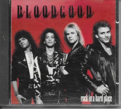 BLOODGOOD - Rock in a hard place CD Album 9TR Heavy Metal 1989 UK (Frontline)
