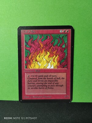 ALPHA Wall of Fire / Feuerwand - MTG Magic 1