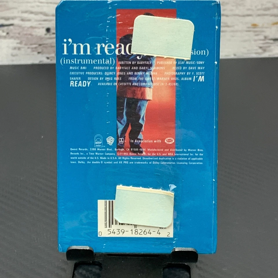 Tevin Campbell - I'm Ready [кассетный сингл 1993] Quest Warner Bros запечатанный - Изображение 2 из 4