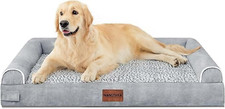 Large Dog Bed Orthopedic Washable: Beds Bolster XL Bed Large Big Dogs Memory Foa