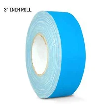 4 Rolls Gaffers Tape Light Blue 3 Inch x 60 Yards per Roll Gaff Tape