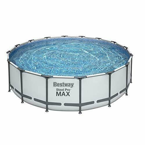 Bestway Steel Pro MAX 16x48' Above Ground Round Pool Set Gray (5613AEBW) 821808013951 eBay