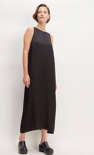 Everlane Satin Racer Back Dress
