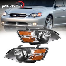 Headlight Set For 2005-2007 Subaru Legacy Left and Right With Bulb 2Pc