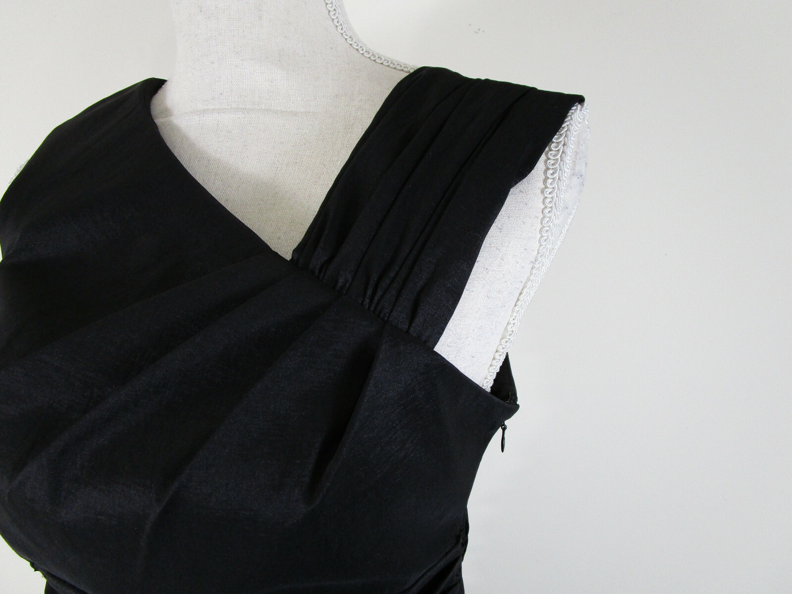 Calvin Klein Womens Solid Black Pleated Formal Co… - image 8