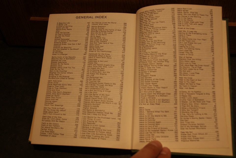 1976 Great Gospel Songs and Hymns GREEN Zondervan StampsBaxter Music