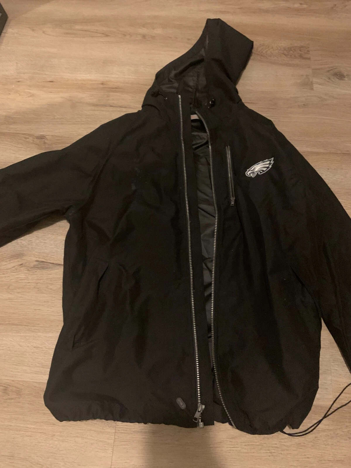 Cutter and Buck Eagles Jacket Windbreaker with Hoodie